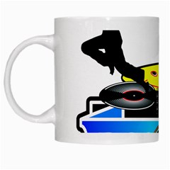 Dj Logo Transparent White Mugs by Acid909