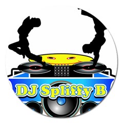 Dj Logo Transparent Magnet 5  (round) by Acid909