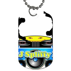 Dj Logo Transparent Dog Tag (two Sides) by Acid909