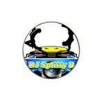 Dj Logo Transparent Hat Clip Ball Marker Front