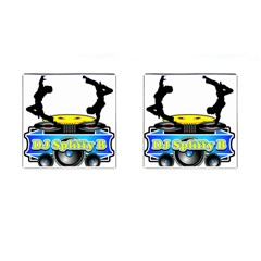 Dj Logo Transparent Cufflinks (square)