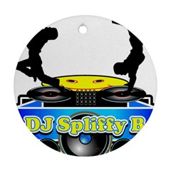 Dj Logo Transparent Round Ornament (two Sides) by Acid909