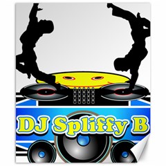 Dj Logo Transparent Canvas 8  X 10 