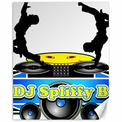 Dj Logo Transparent Canvas 16  X 20   by Acid909