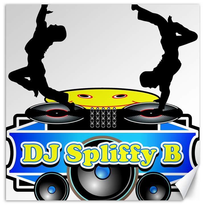 Dj Logo Transparent Canvas 20  x 20  