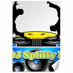 Dj Logo Transparent Canvas 20  X 30   by Acid909