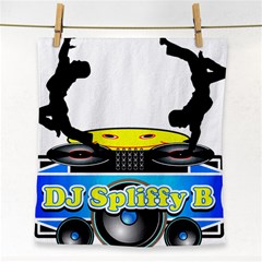 Dj Logo Transparent Face Towel by Acid909