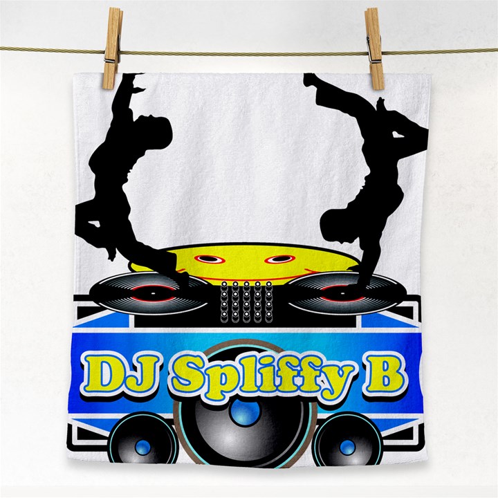 Dj Logo Transparent Face Towel