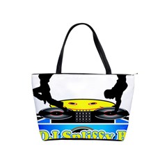 Dj Logo Transparent Shoulder Handbags by Acid909