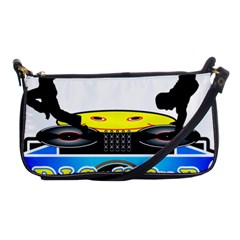 Dj Logo Transparent Shoulder Clutch Bags by Acid909