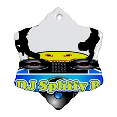 Dj Logo Transparent Ornament (snowflake) by Acid909