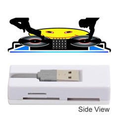 Dj Logo Transparent Memory Card Reader (stick)  by Acid909