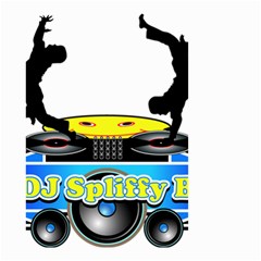 Dj Logo Transparent Small Garden Flag (two Sides) by Acid909