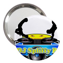 Dj Logo Transparent 3  Handbag Mirrors by Acid909