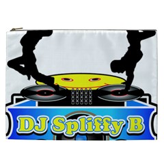 Dj Logo Transparent Cosmetic Bag (xxl)  by Acid909