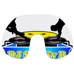 Dj Logo Transparent Travel Neck Pillows by Acid909