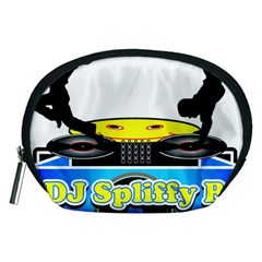 Dj Logo Transparent Accessory Pouches (medium)  by Acid909