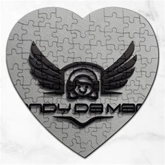 Andy Da Man 3D Grey Jigsaw Puzzle (Heart)