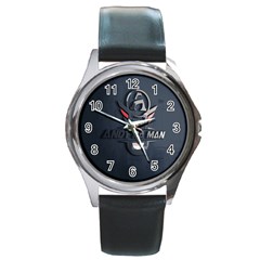 Andy Da Man 3d Dark Round Metal Watch by Acid909