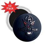 Andy Da Man 3D Dark 2.25  Magnets (10 pack)  Front