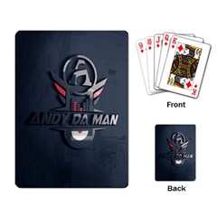 Andy Da Man 3d Dark Playing Card