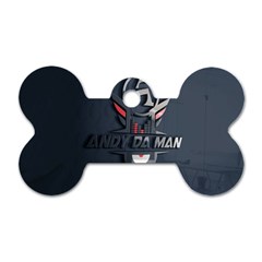 Andy Da Man 3d Dark Dog Tag Bone (two Sides) by Acid909