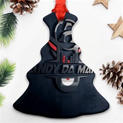 Andy Da Man 3d Dark Christmas Tree Ornament (two Sides) by Acid909