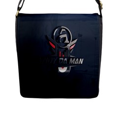 Andy Da Man 3d Dark Flap Messenger Bag (l)  by Acid909