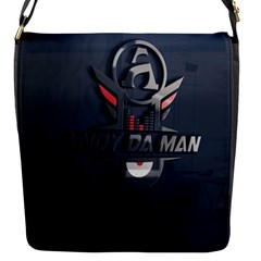 Andy Da Man 3d Dark Flap Messenger Bag (s) by Acid909