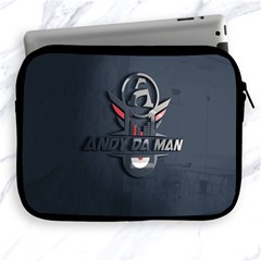 Andy Da Man 3d Dark Apple Ipad 2/3/4 Zipper Cases by Acid909