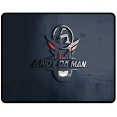 Andy Da Man 3d Dark Double Sided Fleece Blanket (medium)  by Acid909