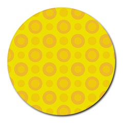 Cheese Background Round Mousepads by berwies