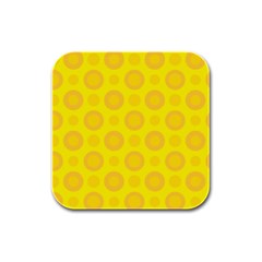 Cheese Background Rubber Square Coaster (4 Pack)  by berwies