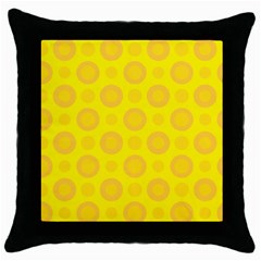 Cheese Background Throw Pillow Case (black) by berwies