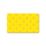 CHEESE BACKGROUND Magnet (Name Card) Front