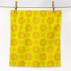 Cheese Background Face Towel by berwies