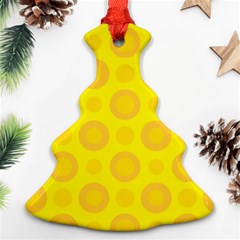 Cheese Background Ornament (christmas Tree)  by berwies