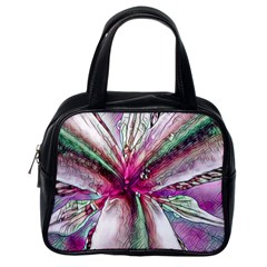 Flower Purple Haze Classic Handbags (one Side)