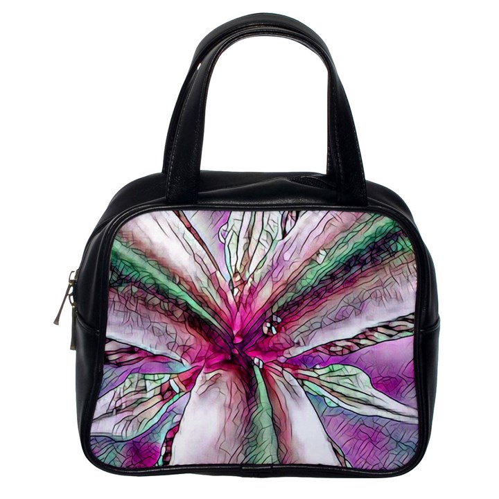 Flower purple haze Classic Handbags (One Side)