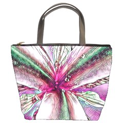 Flower Purple Haze Bucket Bags by KAllan