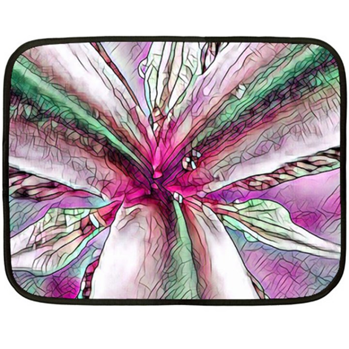 Flower purple haze Fleece Blanket (Mini)