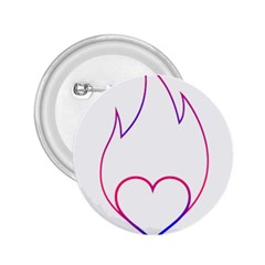 Heart Flame Logo Emblem 2 25  Buttons by Nexatart