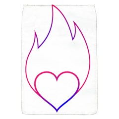 Heart Flame Logo Emblem Flap Covers (s)  by Nexatart