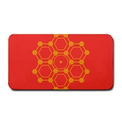 Pentagon Cells Chemistry Yellow Medium Bar Mats by Nexatart