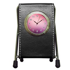 Background Blurry Template Pattern Pen Holder Desk Clocks by Nexatart