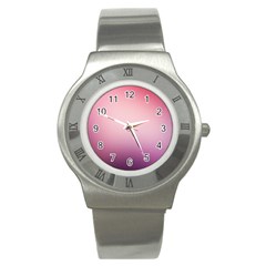 Background Blurry Template Pattern Stainless Steel Watch by Nexatart