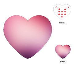 Background Blurry Template Pattern Playing Cards (heart)  by Nexatart