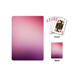 Background Blurry Template Pattern Playing Cards (Mini)  Back