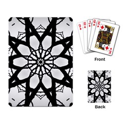 Pattern Abstract Fractal Playing Card by Nexatart