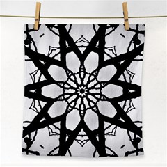 Pattern Abstract Fractal Face Towel by Nexatart